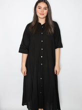 Lang a-shape bomuldskjole